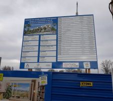 Liste des intervenants sur le chantier