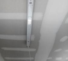 Installation d'un n&eacute;on dans le garage