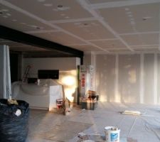 Pièce de vie ( 1ère passe )