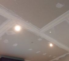 Plafond buanderie ( 1ère passe )