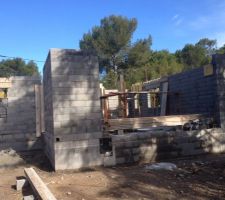 RDC termin&eacute;, vue sud (baie vitr&eacute;e pi&egrave;ce &agrave; vivre)