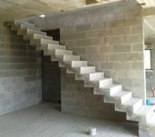 Exemple de réalisation Scalin, escalier à crémaillère.