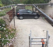 Abri Voitures homemade ... 0? (récup. boulot!)