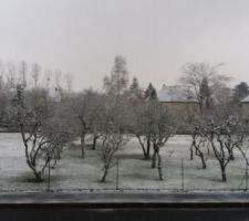 Neige en Touraine