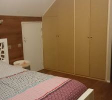 Portes placard de la chambre