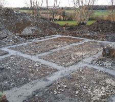 Coulage des fondations