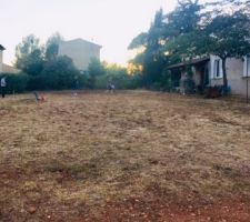 Notre terrain vue Nord - Ouest