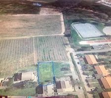 Vue a&eacute;rienne du terrain n&deg; 2