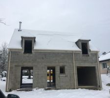 Pose des seuils et isolation et comme d'habitude c'est pas fini