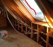 Fuite sous toiture