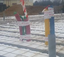 Isolation du vide-sanitaire et arrivées par le maçon