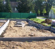 Du plus près au plus loin, garage, cuisine, sdb et chambre de ma nenette