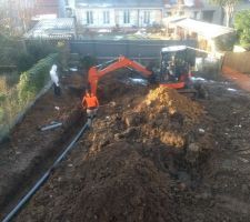 1er puisard en cours de réalisation
