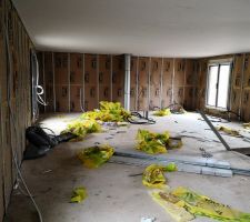 Fin de travaux de plâtrerie...