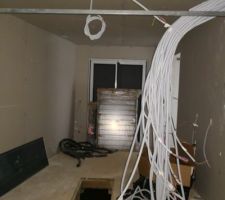 Isolation du garage vu directement avec le plaquiste en direct !