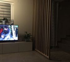 Claustra en tasseaux