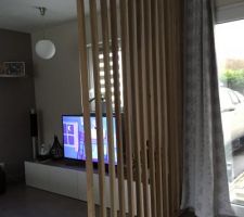 Claustra en tasseaux