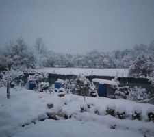 8 cm de neige le lendemain
