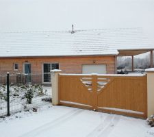 Première neige hiver 2018