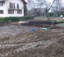 Terrassement commenc&eacute; le 9 F&eacute;vrier.