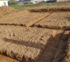 Début des fondations