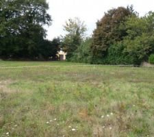 Vue d'ensemble  du terrain