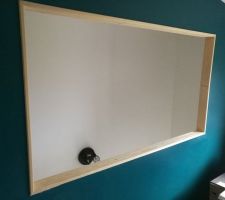 Phase 3 : Cr&eacute;ation d'une verri&egrave;re en bois.
L'encadrement avec des nez de cloison