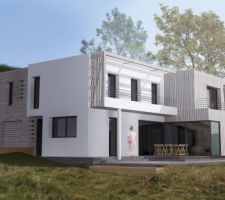 Vue face sud