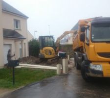 Dernière intervention du terrassier
