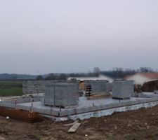 &Eacute;l&eacute;vation des murs (Jour 1)