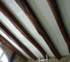 Poutres salon reprises