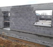 Deuxi&egrave;me couche partielle d'enduit !