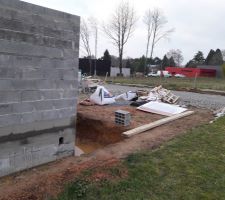 Deuxi&egrave;me couche partielle d'enduit !