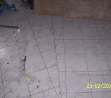 Voila ce que j'ai en arrivant dans mon sejour