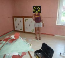 Chambre 1 : détapisser