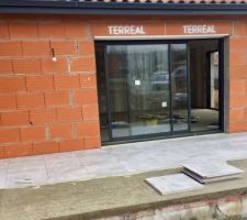 Pose du carrelage jour 1