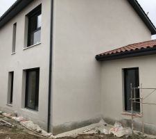 Enduit de façade terminé - Teinte G00