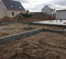 -réalisation des fondations