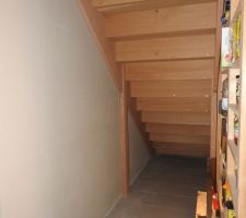 Aménagement sous escalier
