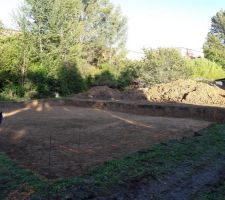 Terrassement du terrain