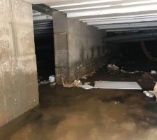Vide sanitaire inondé