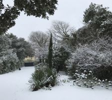 Jour de neige à Uzès, suite...
