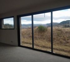 La vue de notre pi&egrave;ce de vie