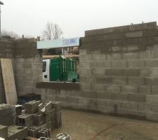 &eacute;l&eacute;vation du rdc + pose des volets roulants