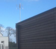 Pose antenne tv extérieur (manque la passage du coaxial)