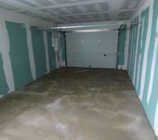 Ragréage du garage