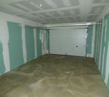 Ragréage du garage