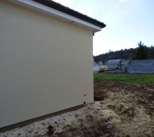 Enduit de la maison