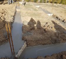 Béton pour les fondations
