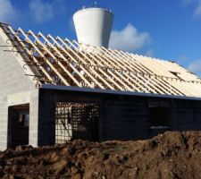 Charpente pos&eacute;e